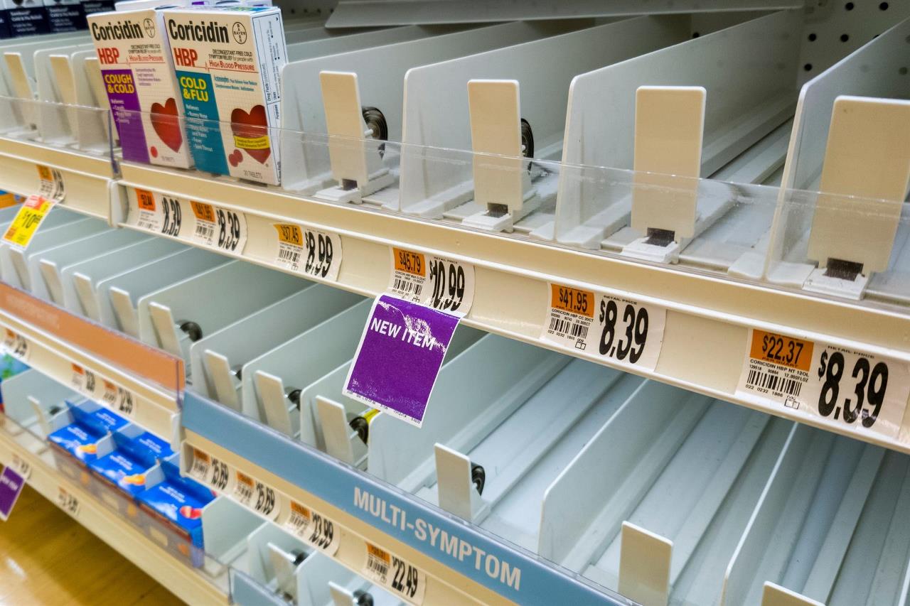 Ómicron vacía las estanterías de los supermercados en EE.UU. 3 estanterias estados unidos1