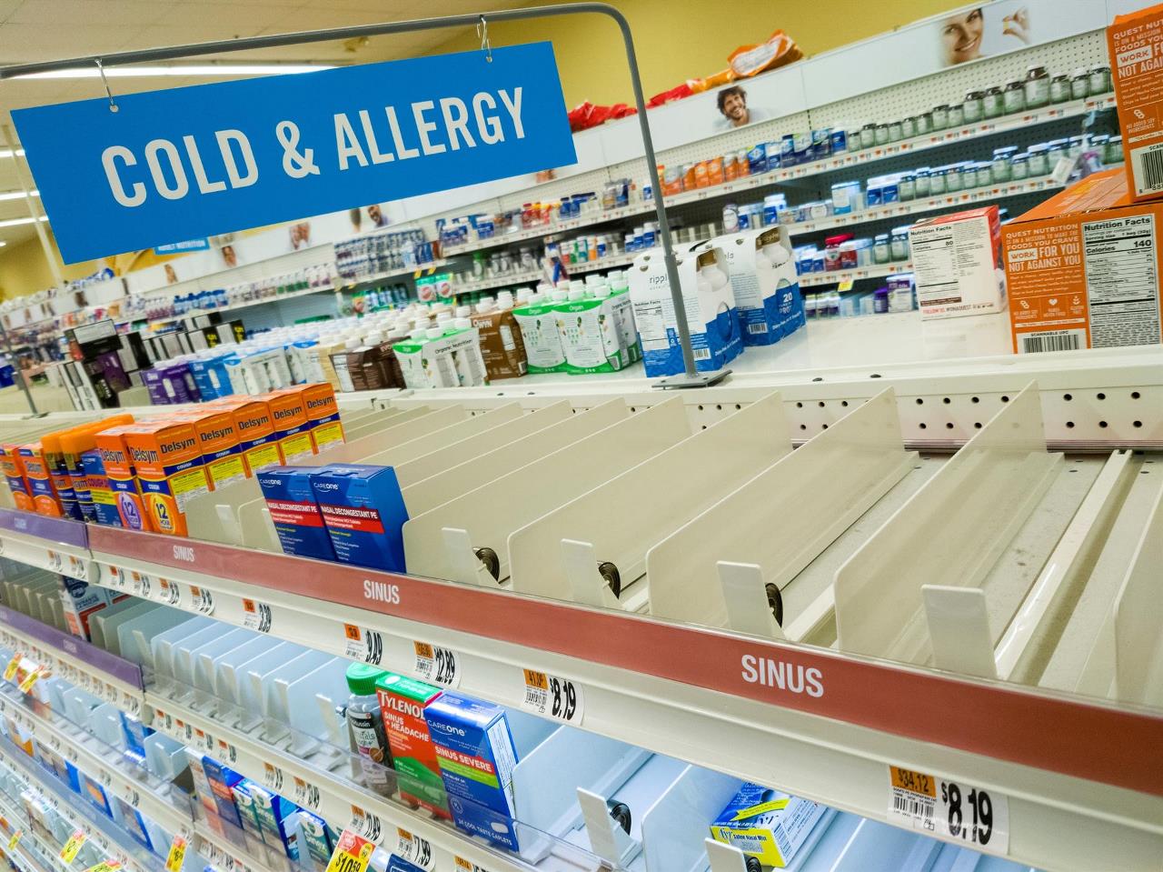 Ómicron vacía las estanterías de los supermercados en EE.UU. 2 estanterias estados unidos3