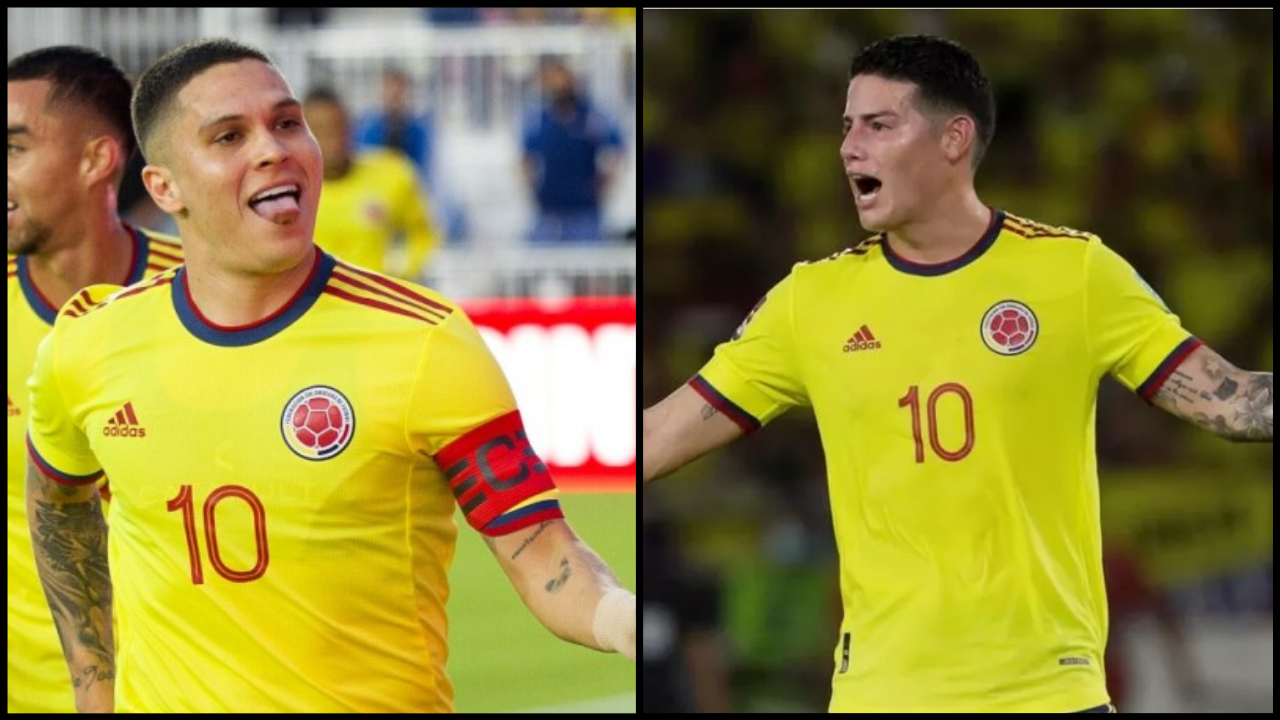 Quintero y James: serían bajas de Colombia por molestias musculares