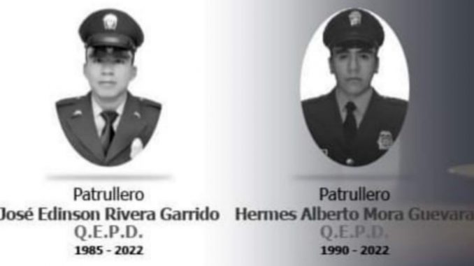 policias muerto en meta1