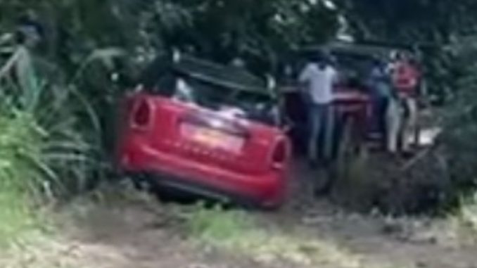 susto de Diego Camargo carro