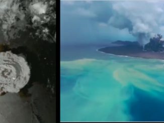 Varios países en alerta por "tsunami menor" tras erupción de volcán en Tonga 1 tsunami tonga erupcion volcan