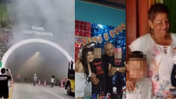 Las víctimas del accidente en el túnel Los Venados Las víctimas del accidente en el túnel Los Venados