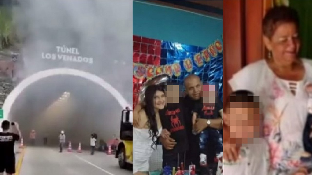 Las víctimas del accidente en el túnel Los Venados