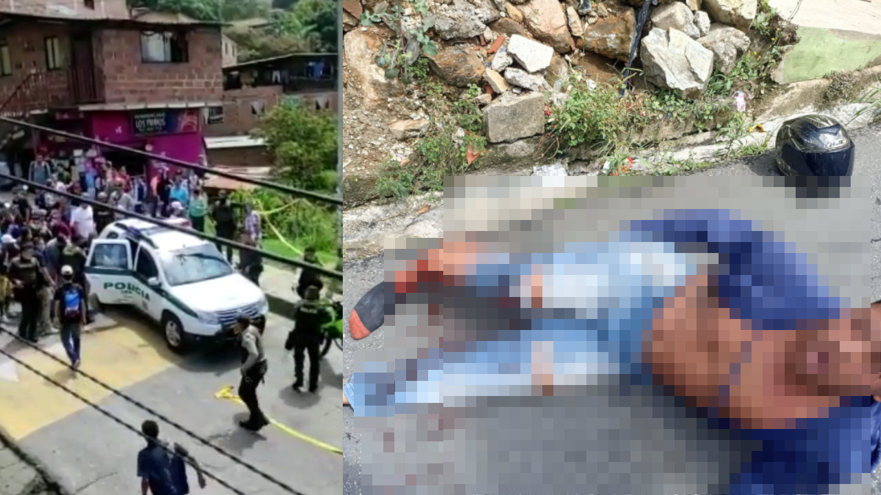 [Video] Un robo a una ciudadana terminó en tremenda balacera en Bello