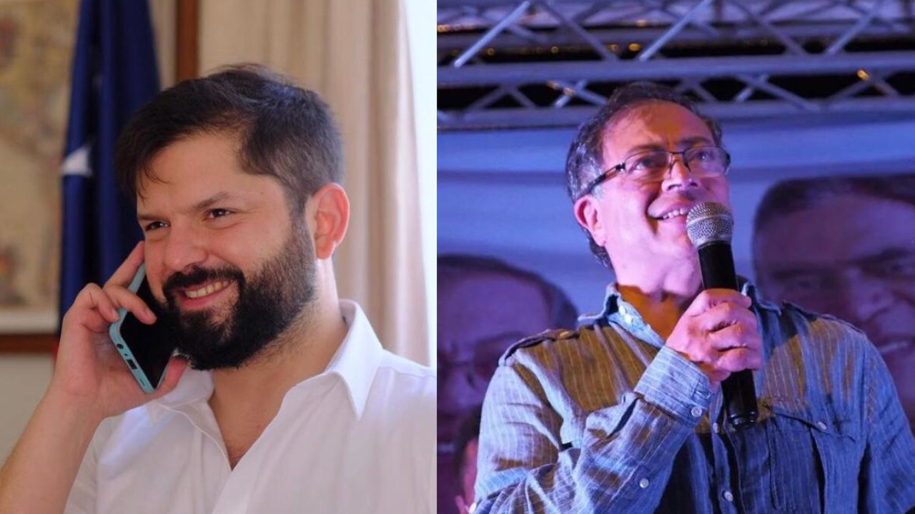 Gabriel Boric - Gustavo Petro