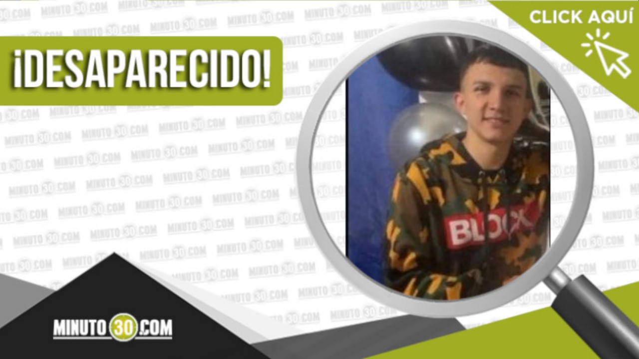 Jhorman Cifuentes Trujillo de 21 años está desaparecido