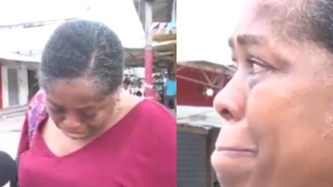 Personera no aguantó las lágrimas, lloró al contar que su comunidad está aguantando hambre