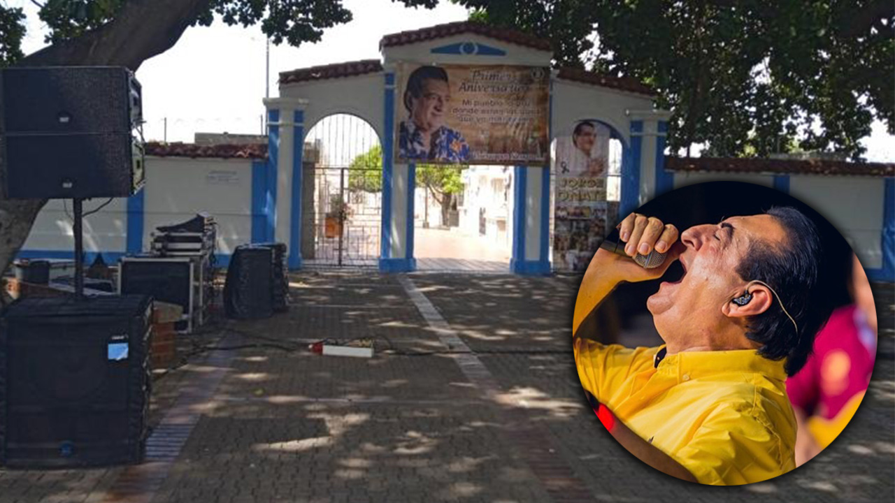 Un año sin Oñate: sus canciones suenan a todo volumen en el cementerio donde está su tumba