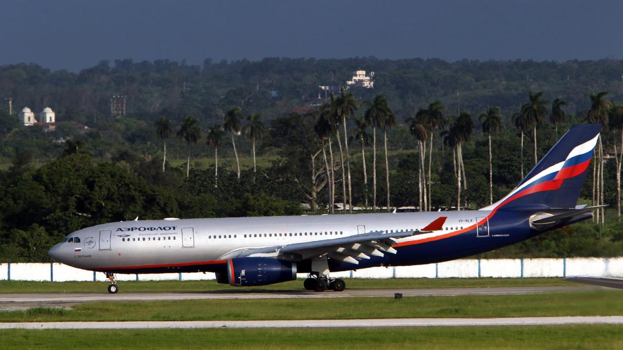 aerolinea rusa cuba