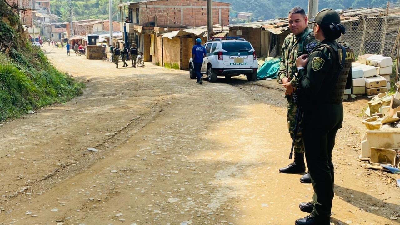autoridades intervienen el sector de El Pinar tras fuerte balacera
