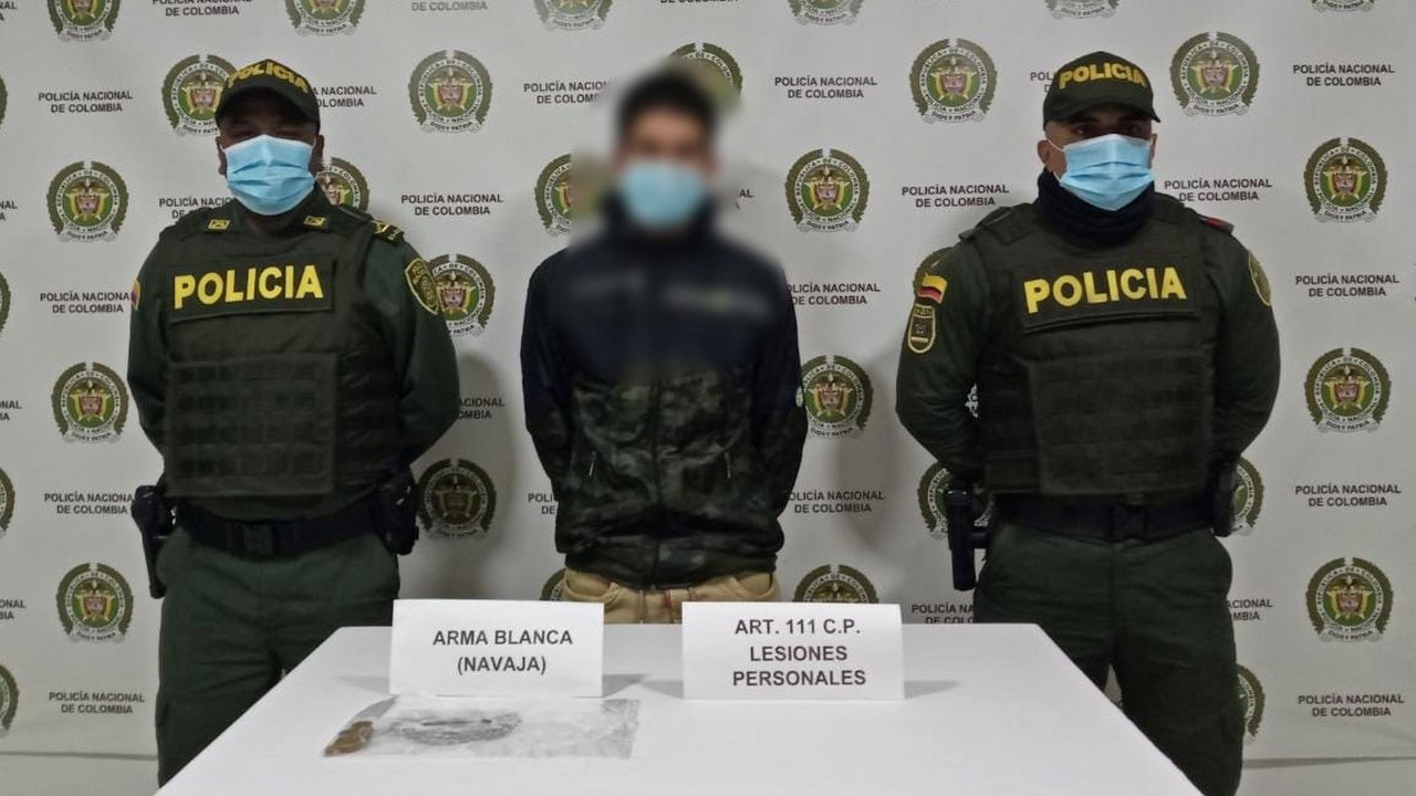 Lo cogieron con una navaja en Betulia, habría apuñalado a un hombre