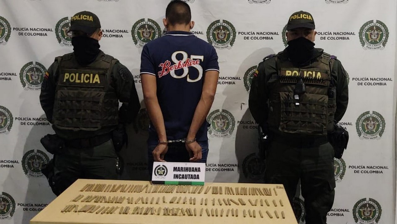 Lo cogieron en el barrio Trinidad con marihuana