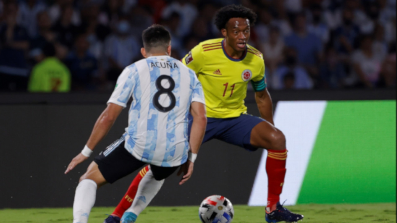 Lejos del mundial: Colombia cae 1-0 con Argentina