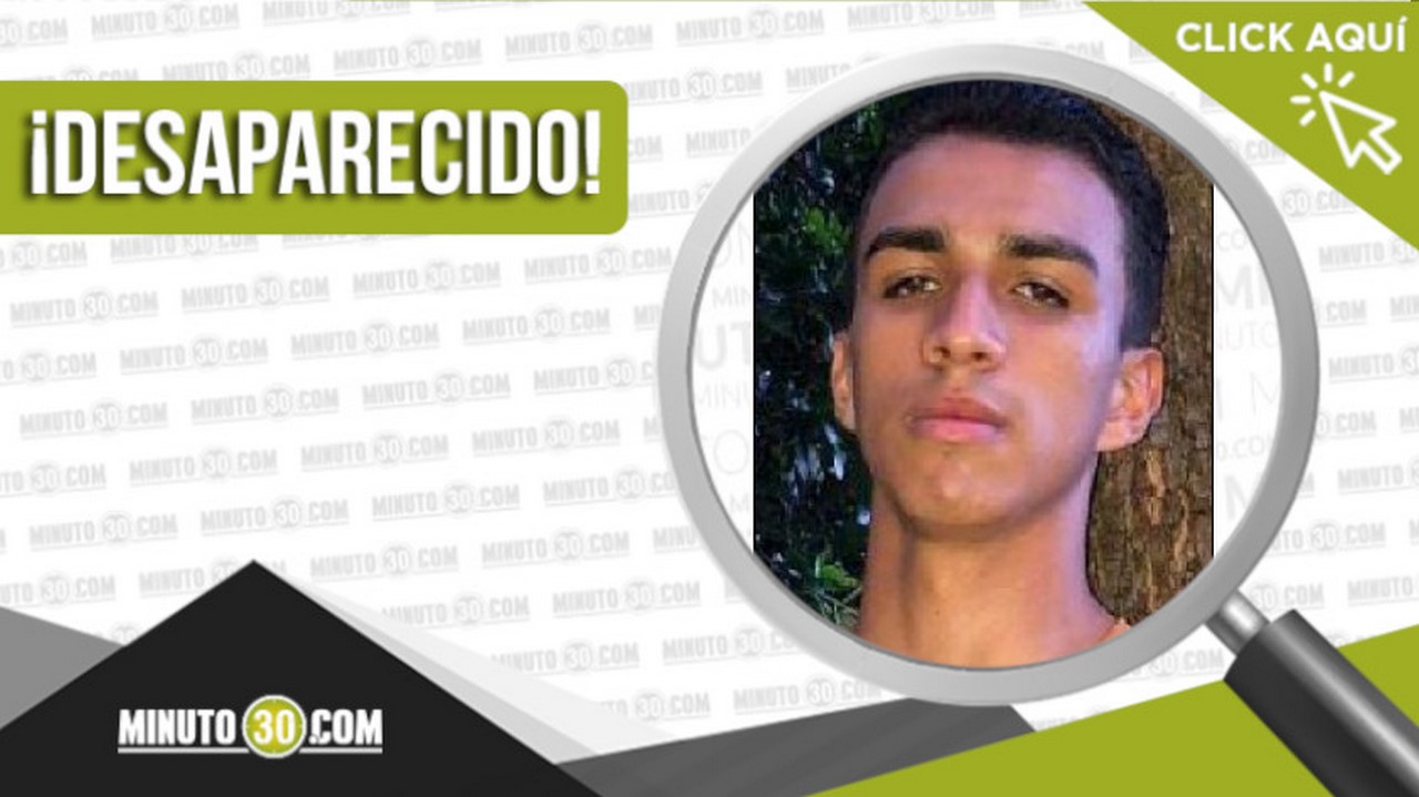 Juan Esteban Velásquez Ortiz desaparecido