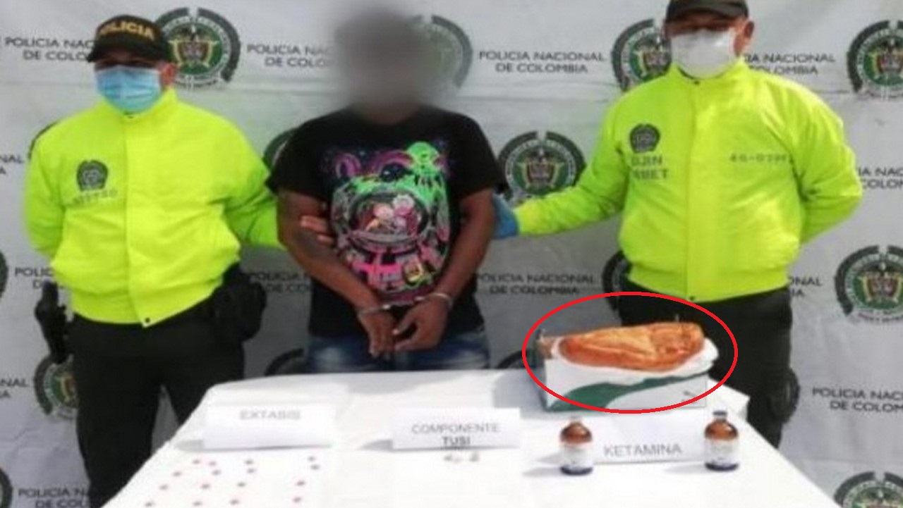 Cogieron a alias 'El Gordo' con éxtasis camuflado en panes