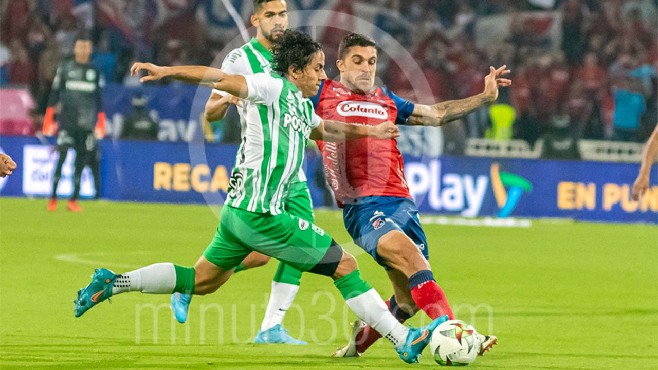 Atlético Nacional venció 2 x 0 a Medellín en el Atanasio