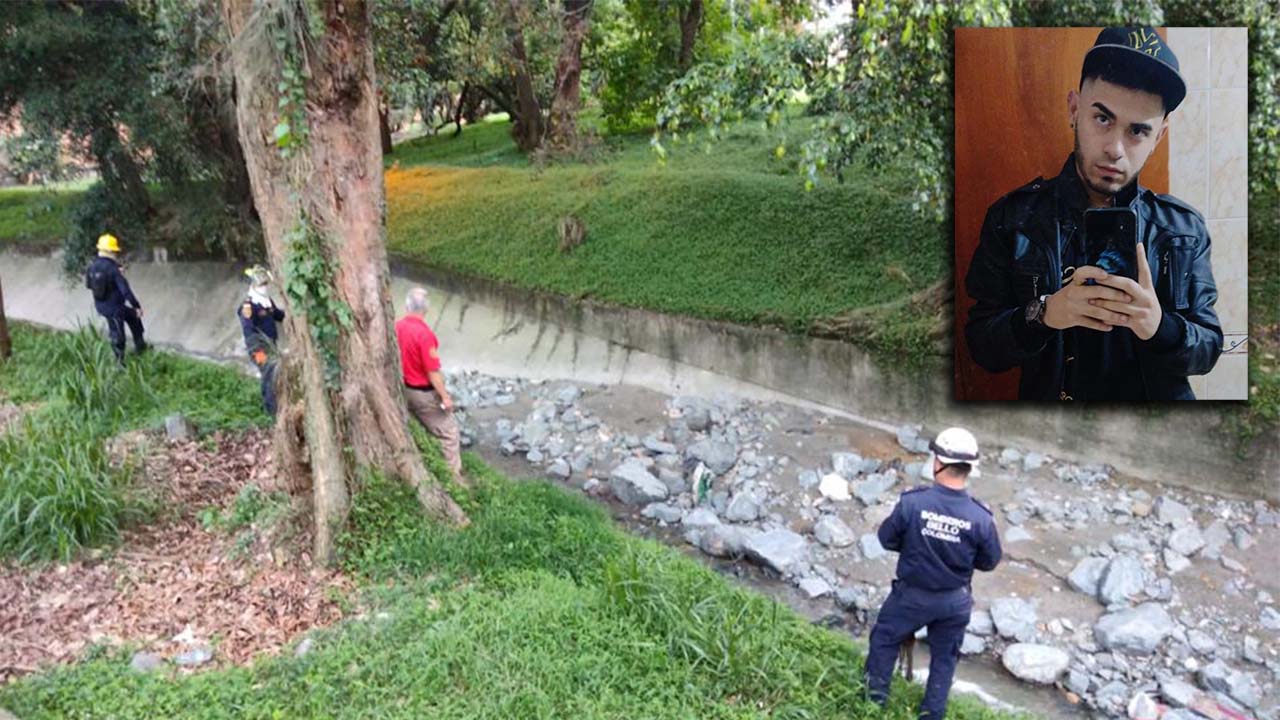 Buscan a joven que fue arrastrado por el cauce de la quebrada La Loca en Bello