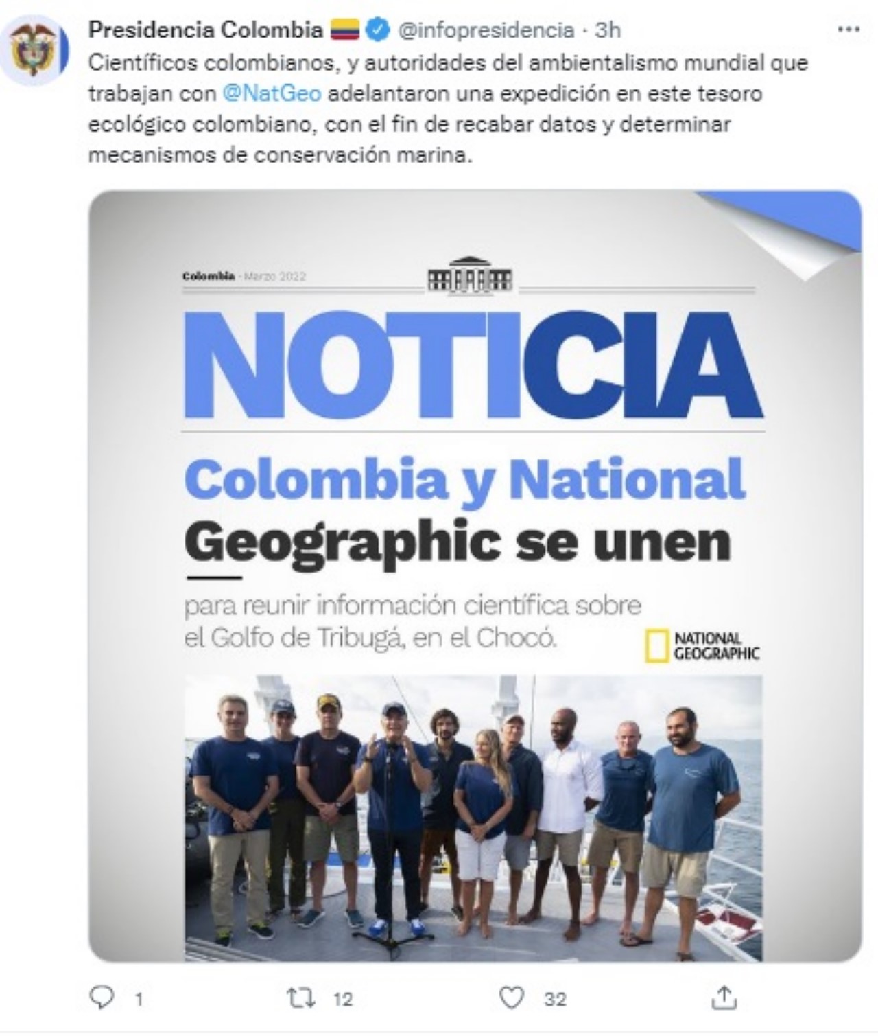 Científicos e investigadores recolectan información de la riqueza marina en Nuquí, Chocó 4 Colombia y National Geographic choco