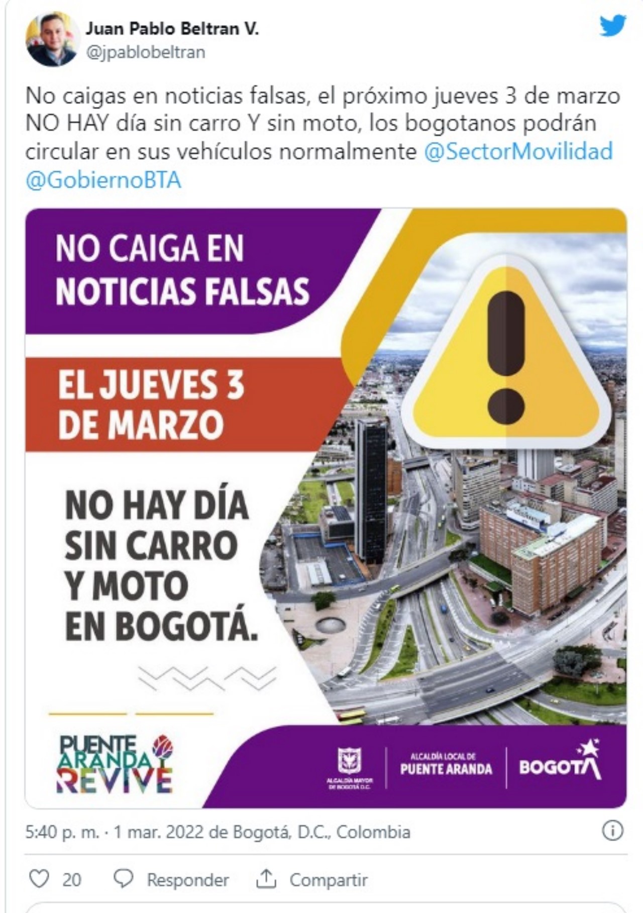 En Bogotá no habrá día sin carro y sin moto 6 En Bogota no habra dia sin carro y sin moto