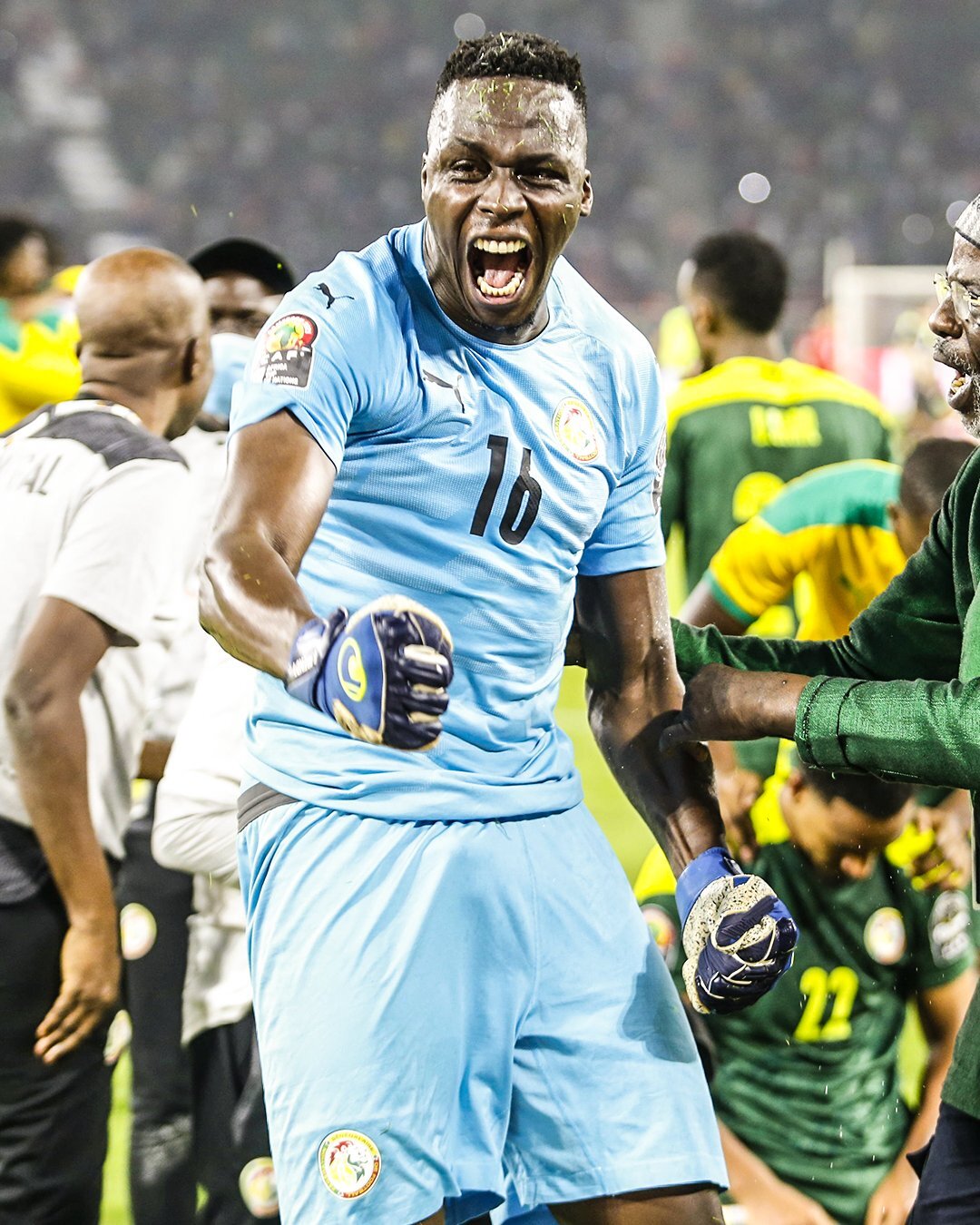 Édouard Mendy, figura con Senegal en los penaltis