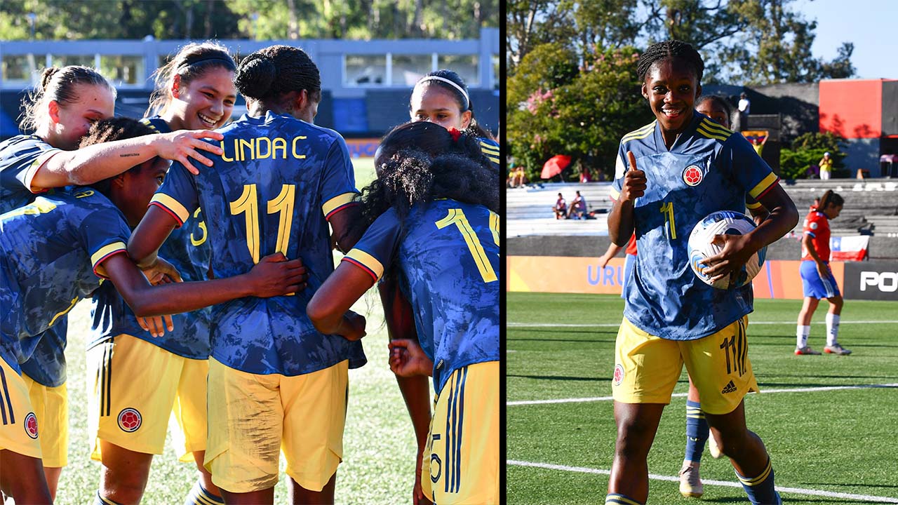Linda Caicedo, Karla Torres y Sintia Cabezas anotaron para la victoria y clasificación de Colombia Femenina Sub-17