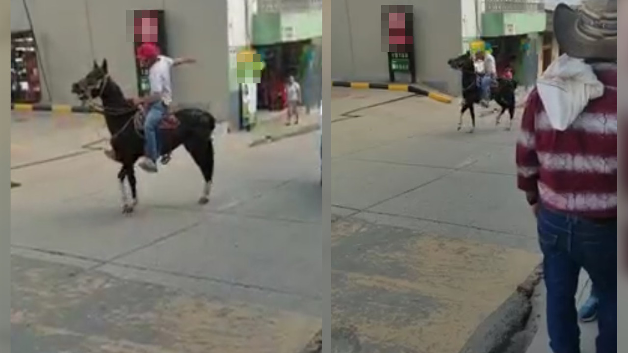 [Video] Denuncian que borracho agrede constantemente a un caballo en Sonsón