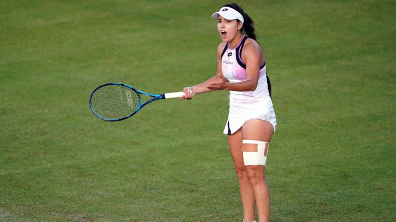 María Camila Osorio salió del Indian Wells por problemas en su pierna izquierda