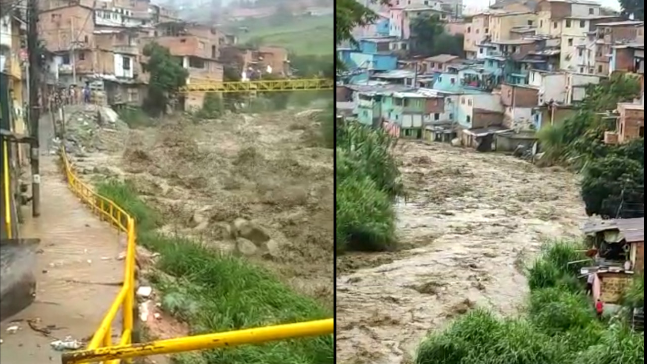 [Video] La furia de la que quebrada La Iguaná de Medellín