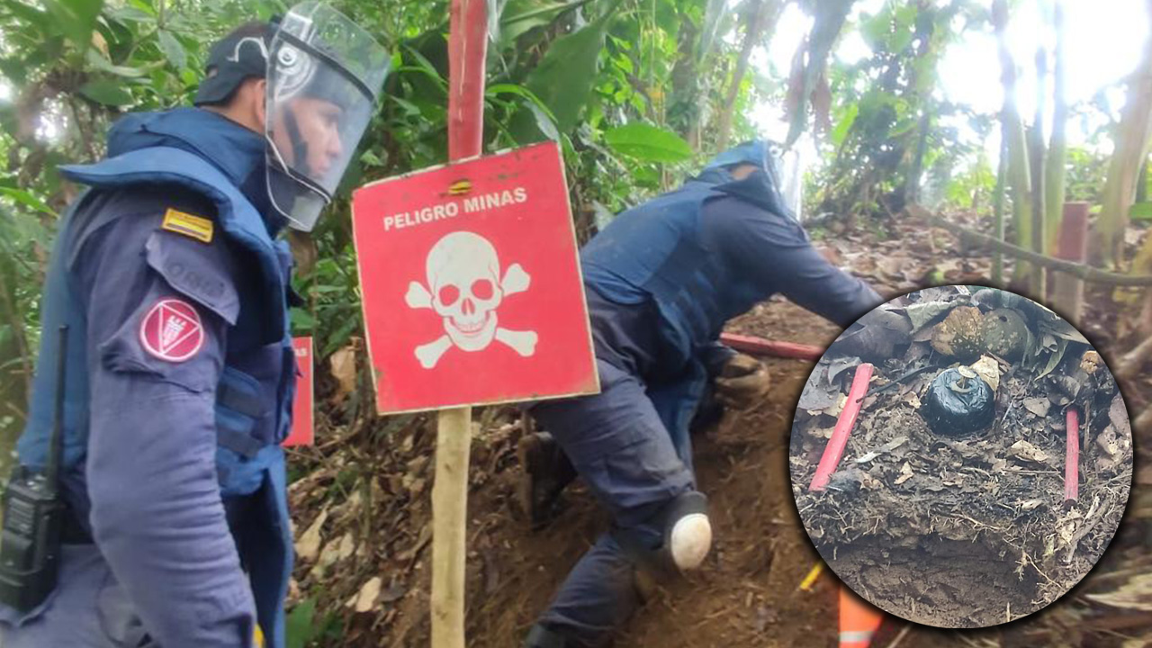 Soldados encontraron tres minas antipersona en zona rural de Apartadó, Antioquia