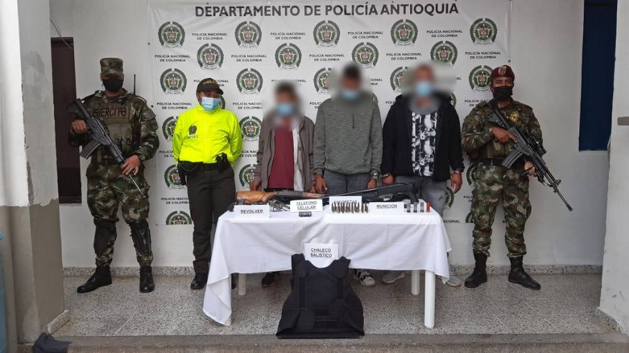 Cogieron a estos tres en Angostura