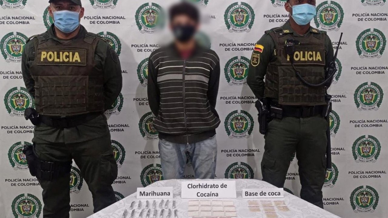 Lo cogieron en Santa Rosa de Osos con estupefacientes