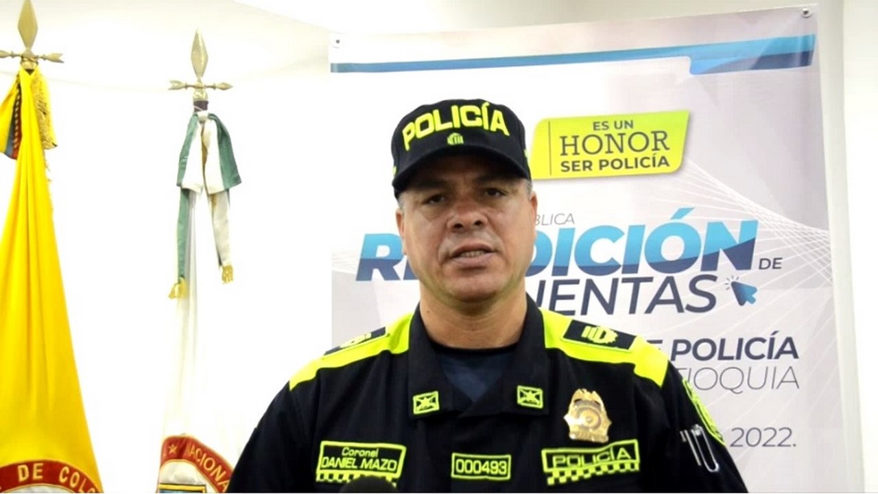 Más de 8 mil capturas logró la Policía en Antioquia en 2021