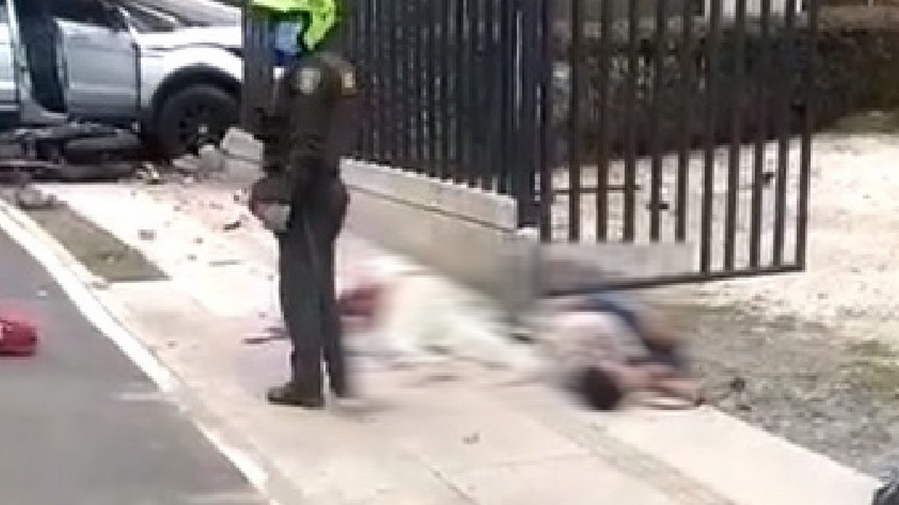 Presuntos fleteros fueron arrollados en plena carretera de El Retiro, Antioquia