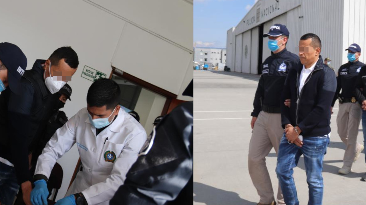 [Video] Policía entregó a alias 'Nicolás' a las autoridades gringas