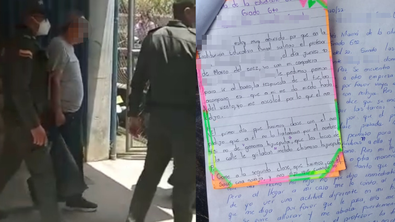 Suspendieron al profesor del colegio de Caldas acusado por sus estudiantes de maltrato