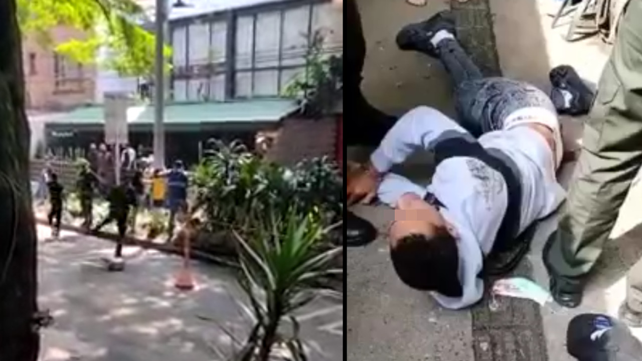 [Video] Escolta baleó a venezolano que habría intentado robar a un ciudadano por Provenza