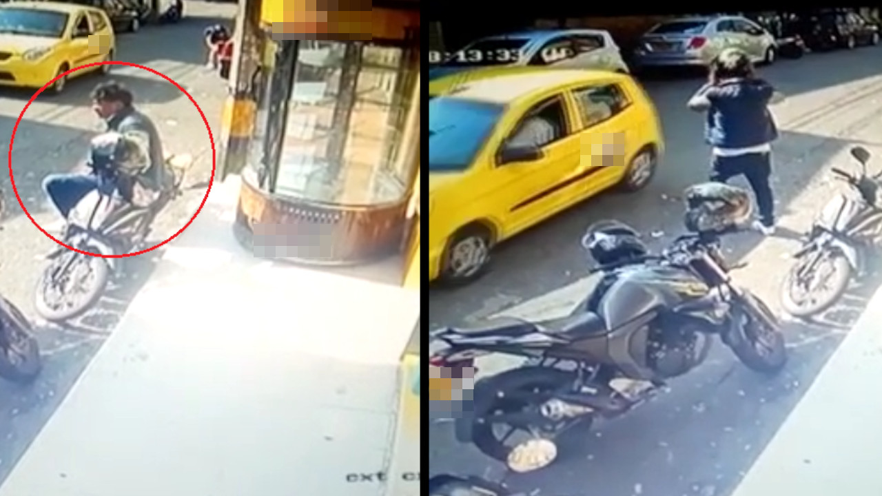 Vio un casco en una calle de Enciso y se enamoró de él, disimuló un buen rato hasta que se lo llevó