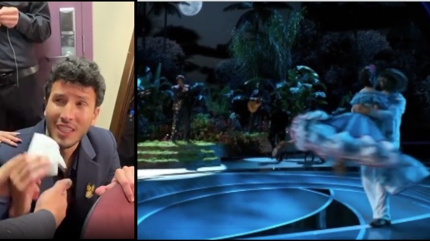 VIDEO. ‘Tremenda chillada’ se pegó Sebastián Yatra tras cantar en los Óscar