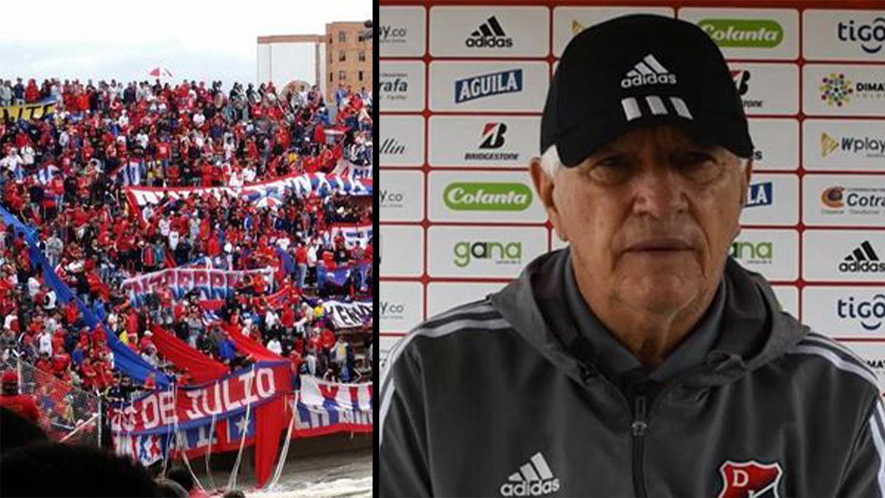 Comesaña reconoce a la hinchada del Medellín como un factor importante para el clásico