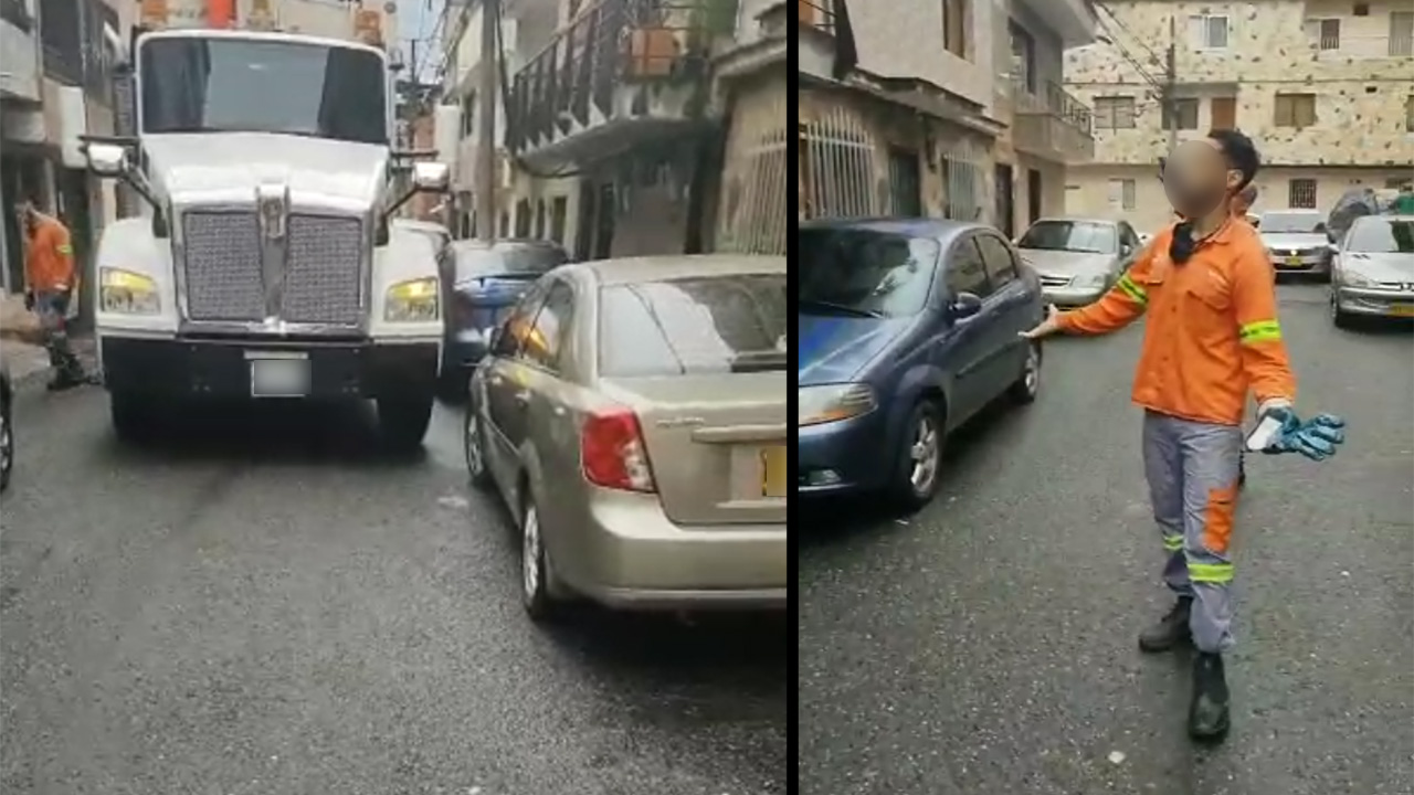 ¡Demasiado indignante! trabajadores Llegaron a un barrio en Medellín a recoger la basura y terminaron insultados