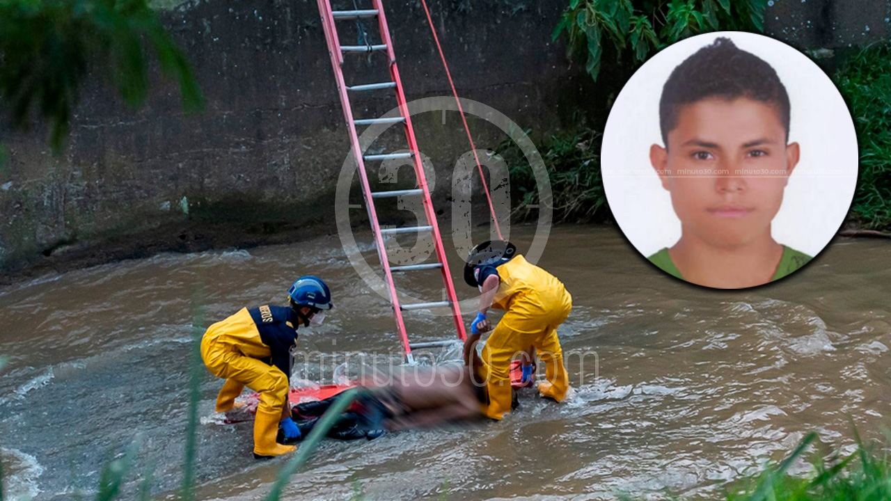 ¡Muy jovencito! El cuerpo de él fue el que encontraron en la quebrada La García de Bello