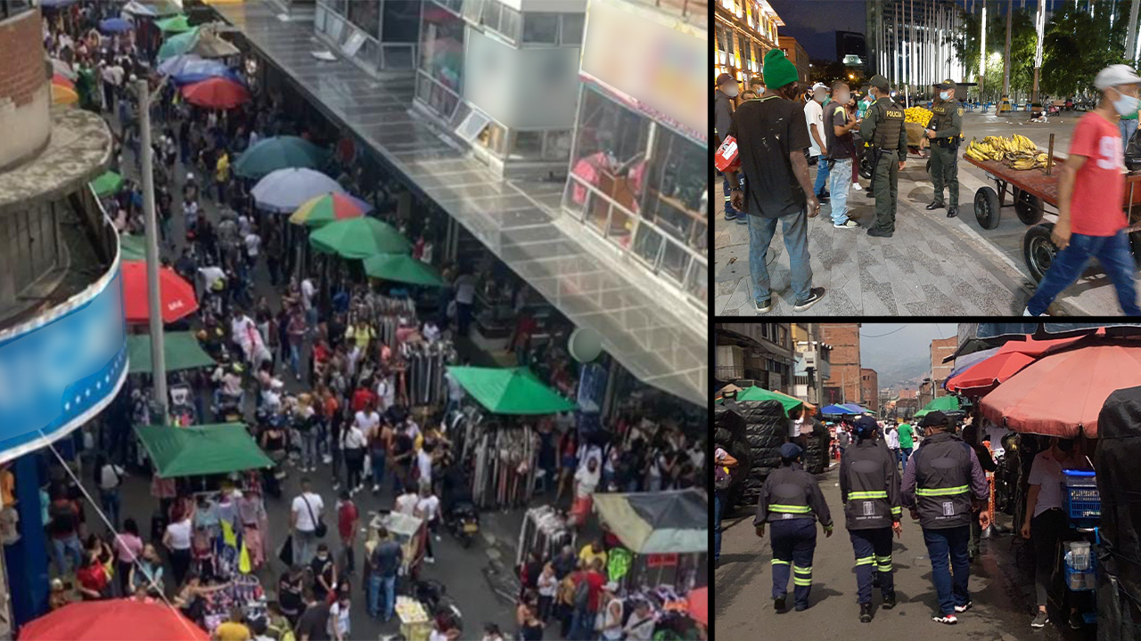 "¡Ya no hay ni por donde caminar!", se sigue inundando el centro de Medellín de venteros ambulantes, ya son más de 21 mil