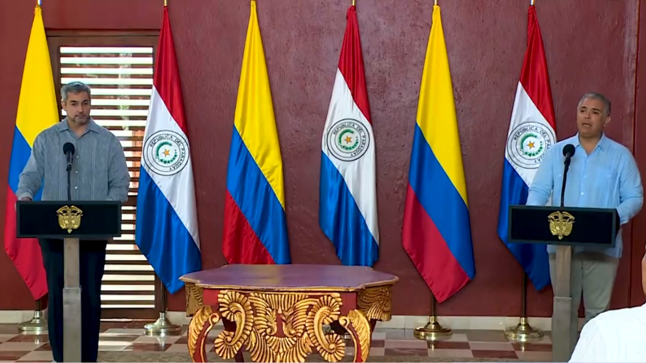 Colombia y Paraguay