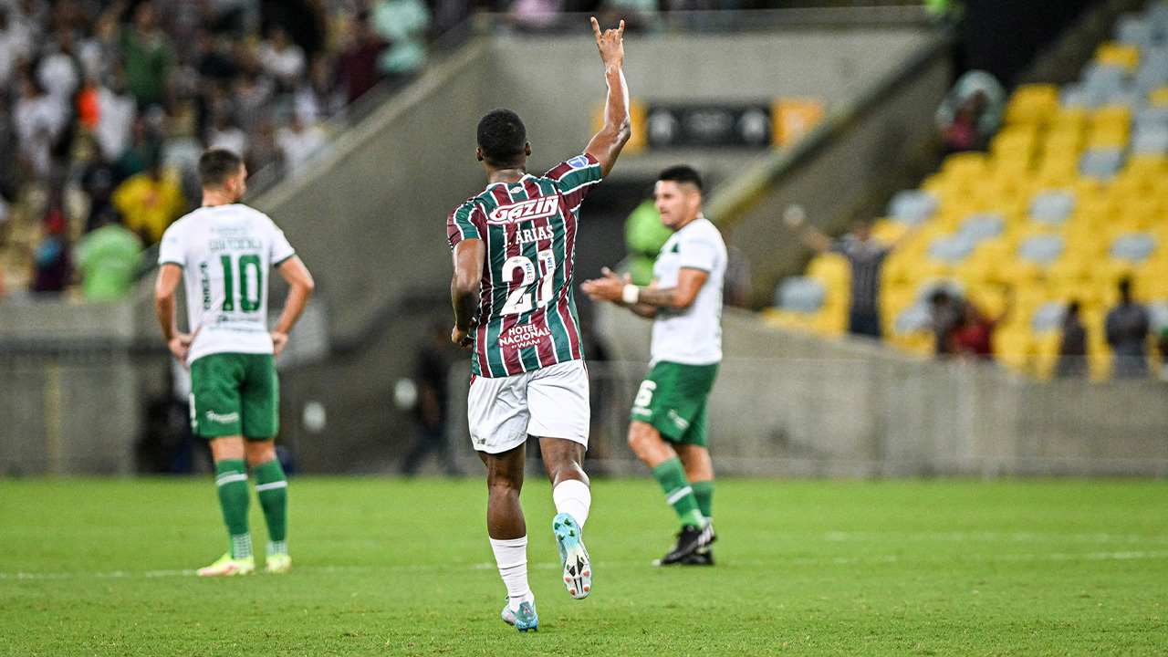 Jhon Arias anotó el segundo tanto del partido