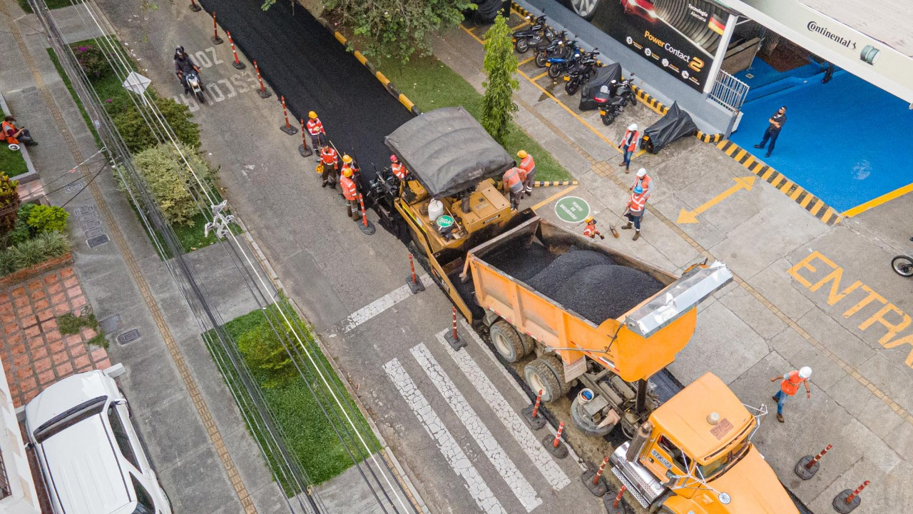 En Medellín se intervinieron más de 2.000 huecos en las vías durante el primer trimestre de este año