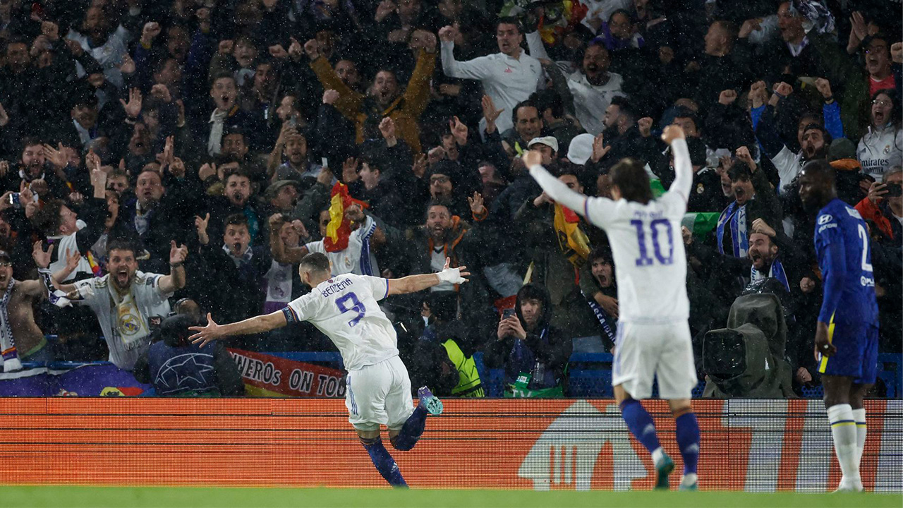 Karim Benzema fue la gran figura del Real Madrid anotando triplete