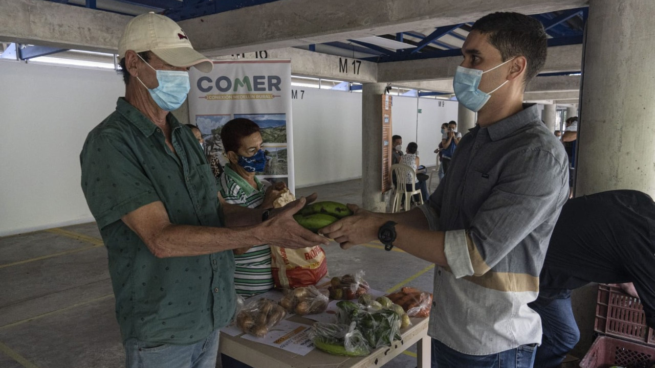 Mercado solidario ya benefició a 200 familias del sector Nuevo Occidente en el corregimiento de San Cristóbal