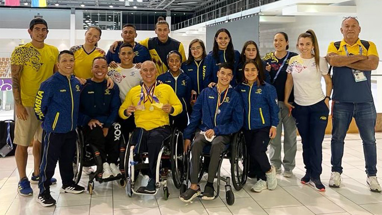 Selección Colombia de paranatación hizo historia en Berlín
