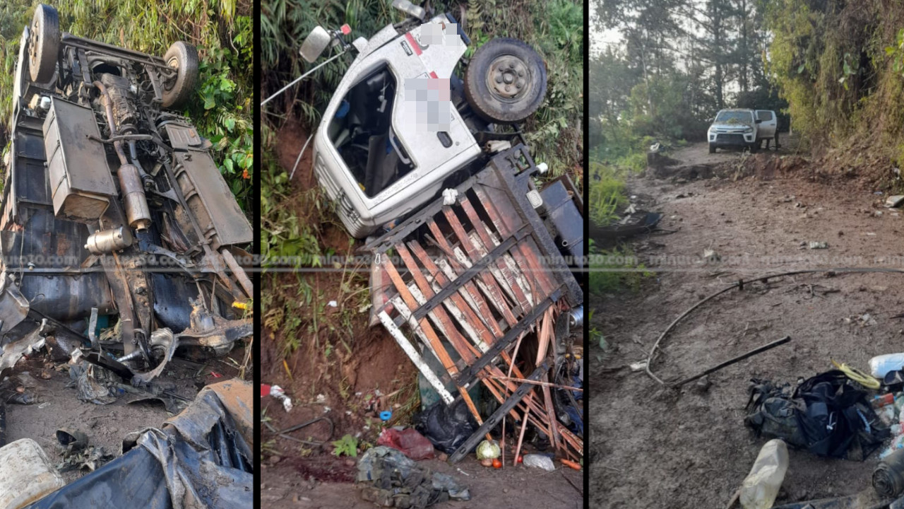 ¡Qué crueldad! Así quedó el vehículo en el que se movilizaban los soldados atacados en Frontino, Antioquia